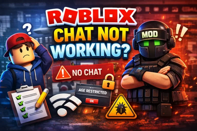 Roblox chat not working