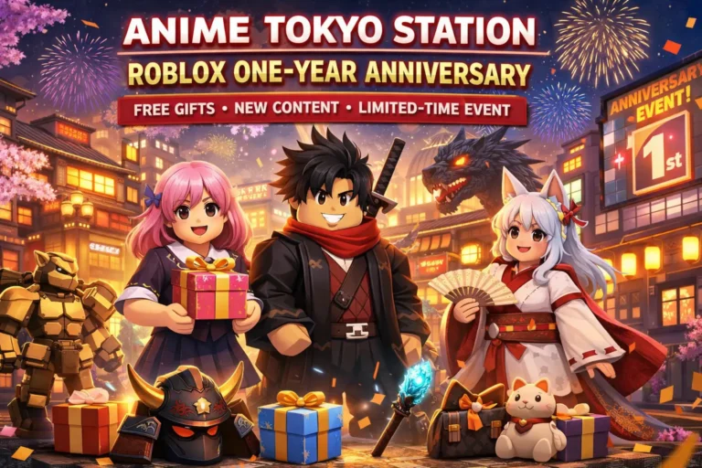 Anime Tokyo Station Roblox One-Year Anniversary